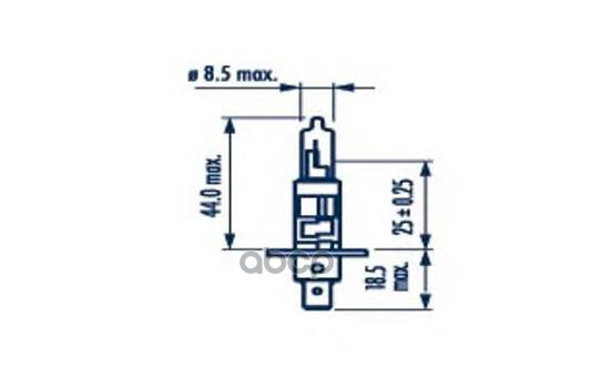 Лампа 24V H1 70W NARVA Standard 1 шт. картон 48702 Narva арт. 48702