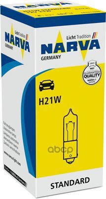 Лампа H21w 12V 21W Bay9s Min10 Narva арт. 68191 3000