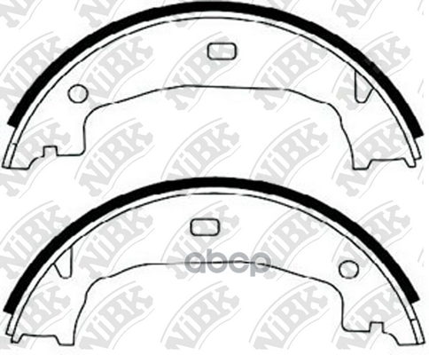 Колодки тормозные барабанные BMW E81/E87/E46/E90 00-  FN0559 NiBK арт. FN0559