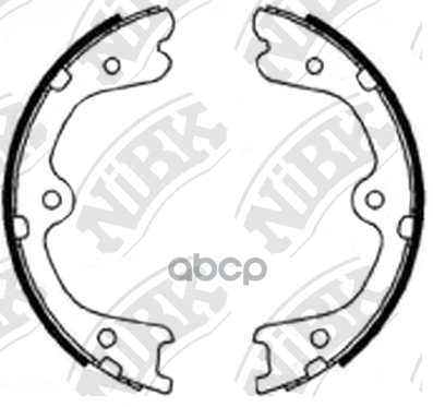 Колодки тормозные барабанные NiBK арт. FN0623