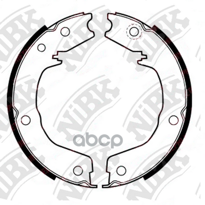 Колодки стояночного тормоза MITSUBISHI PAJERO 2007 FN0626 NiBK арт. FN0626