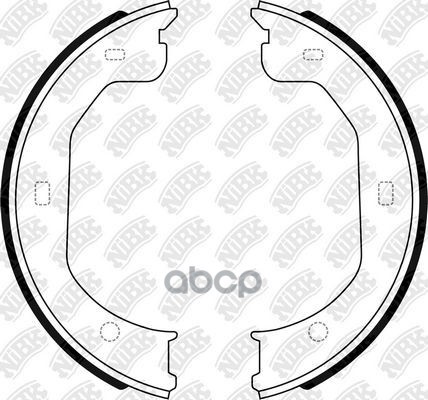 Колодка тормозная бар. FN0710 NiBK арт. FN0710