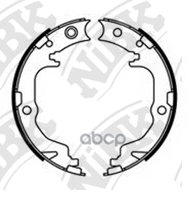 Колодки стояночного тормоза MITSUBISHI OUTLANDER 2007-2012 FN23001 NiBK арт. FN23001