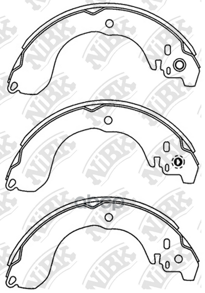Колодки Тормозные Барабанные Fn2398 NiBK арт. FN2398