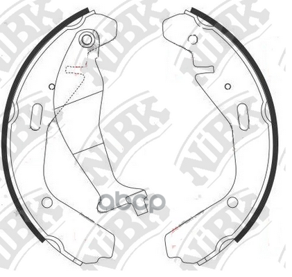 Колодки тормозные барабанные NiBK арт. FN9977
