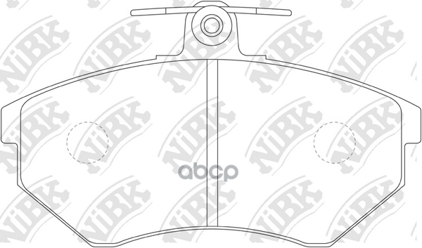 Колодки тормозные передние VW Golf3 2.0/1.9D/PASSAT 2.0 92-97 PN0018 NiBK арт. PN0018