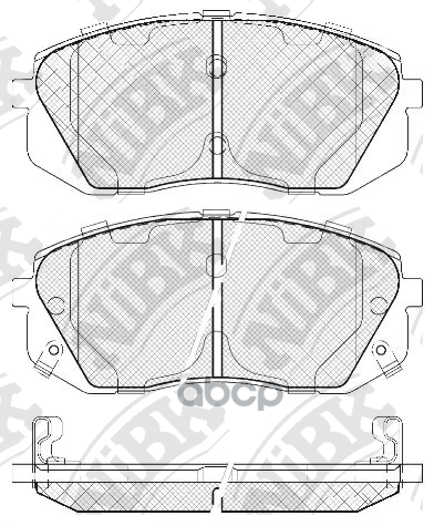 Колодки тормозные дисковые перед NiBK арт. PN0052