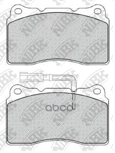 Колодки тормозные дисковые NiBK арт. PN0150W