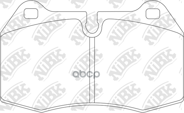 Колодки тормозные дисковые NiBK арт. PN0165