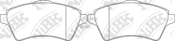 Колодки тормозные дисковые LAND ROVER FREELANDER 2.5 2000 - 2006  LAND ROVER FREELANDER 1.8 2000 - 2 NiBK арт. pn0181