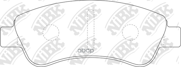 Колодки передние NIBK PN0182 NiBK арт. PN0182
