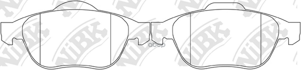Колодки тормозные RENAULT MEGANE II/LAGUNA II/SCENIC II передние PN0204 NiBK арт. PN0204