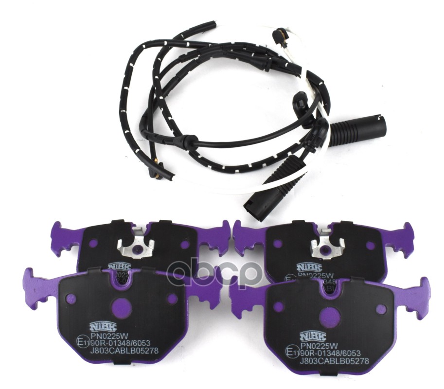 Колодки тормозные дисковые зад NiBK арт. PN0225W