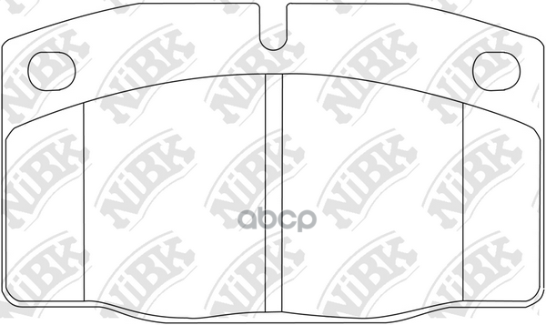 Колодки тормозные дисковые NiBK арт. PN0234