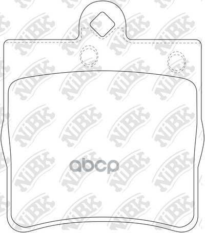 Колодки тормозные задние MERCEDES-BENZ W202/W203/W209/W210/R171 PN0310 NiBK арт. PN0310