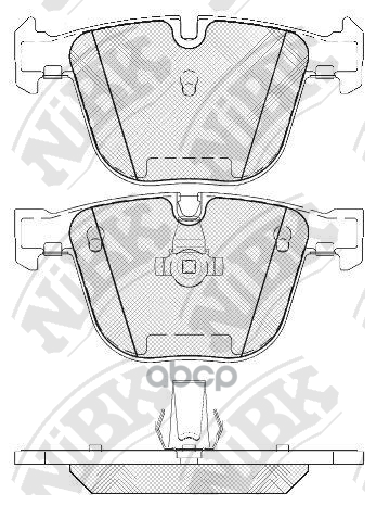 Колодки тормозные дисковые BMW X5 3.0 2008 - 2013  BMW X5 3.0 2007 - 2008  BMW 5 3.0 2009 - NiBK арт. pn0326