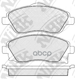Колодки тормозные дисковые OPEL CORSA C 01/TIGRA B 04  PN0361 NiBK арт. PN0361