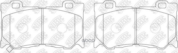 Колодки тормозные дисковые Perfomance NiBK арт. PN0389S