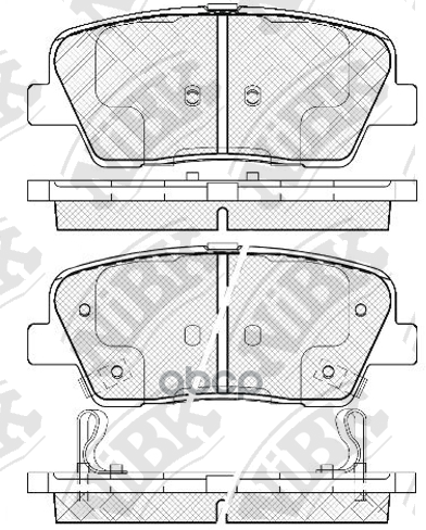 Колодки тормозные HYUNDAI SANTA FE (CM) 2.2D 09-/KIA SORENTO (XM) 09- задние PN0415 NiBK арт. PN0415