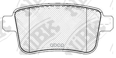 Колодки тормозные дисковые NiBK арт. PN0533