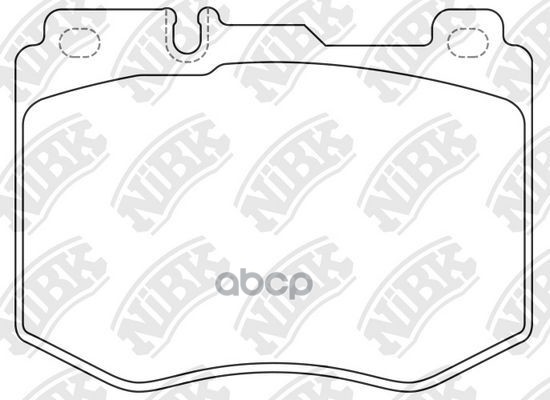 Колодки тормозные дисковые NiBK арт. PN0585