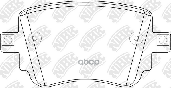 Колодки тормозные дисковые зад NiBK арт. PN0624