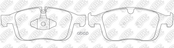 Колодки тормозные дисковые NiBK арт. PN0682