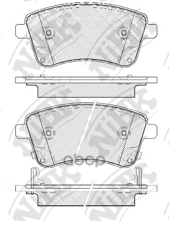 Колодки передние NIBK PN0703 NiBK арт. PN0703