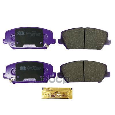 Колодки тормозные дисковые NiBK арт. PN0739