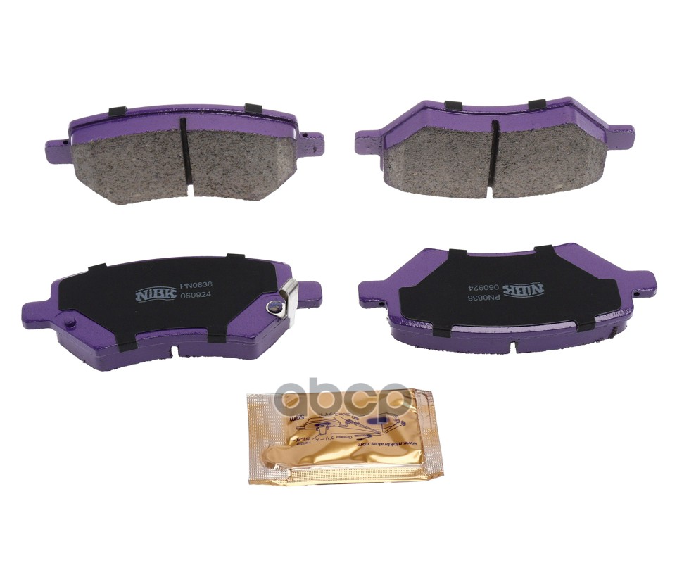 Колодки тормозные дисковые передние NiBK арт. PN0838