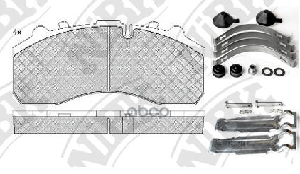 Колодки тормозные дисковые NiBK арт. PN0908