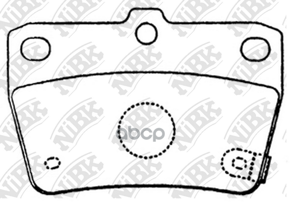 Колодки тормозные задние NIBK PN1424 NiBK арт. PN1424