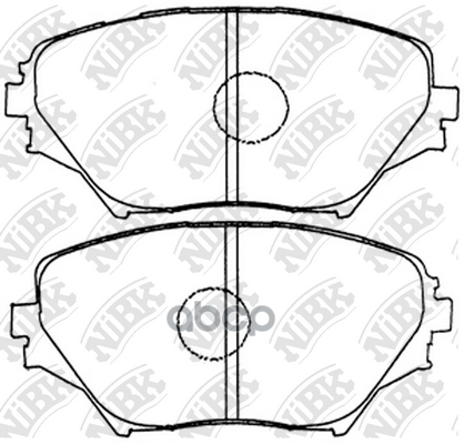 Колодки тормозные дисковые NiBK арт. PN1447