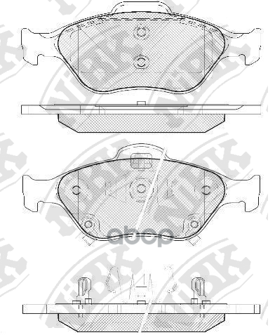 Колодки передние NIBK PN1839 NiBK арт. PN1839
