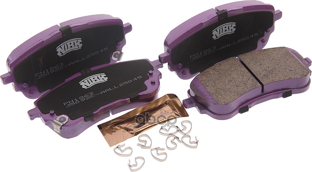Колодки тормозные дисковые NiBK арт. PN1863