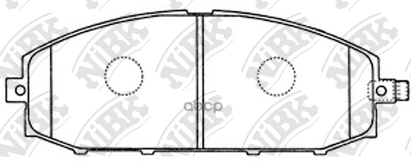 Колодки передние NIBK PN2413 NiBK арт. PN2413