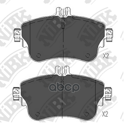 Колодки передние MB A/B-Class (W176/W246) 2012-> NIBK PN31008 NiBK арт. PN31008