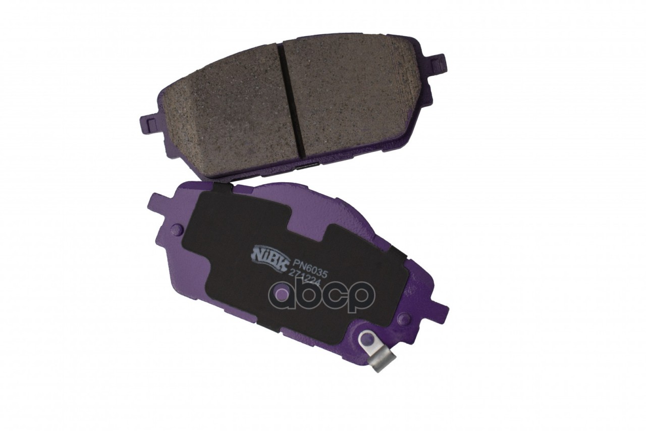 Колодки тормозные дисковые передние, Original-Type NiBK арт. PN6035