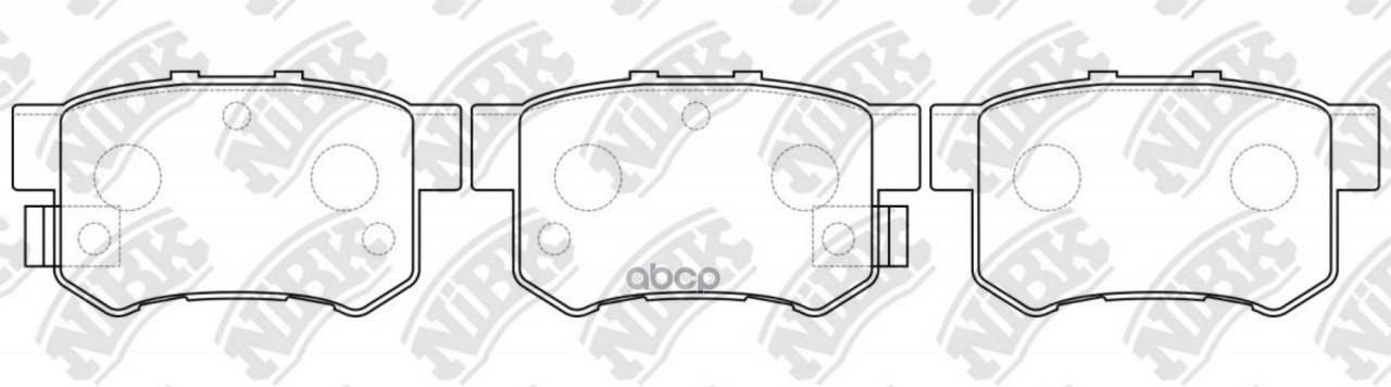 Колод. торм. диск. NiBK PN8398  ACURA LEGEND  LEGEND купе  RSX купе (DC_)  FIAT SEDICI (189_)  HONDA NiBK арт. pn8398