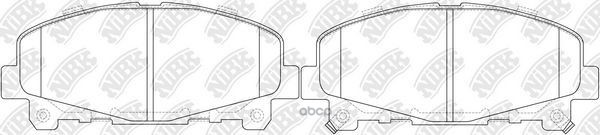 Колодки тормозные дисковые Perfomance NiBK арт. PN8865S