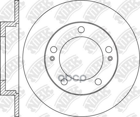 Диск тормозной передний NiBK арт. RN1658