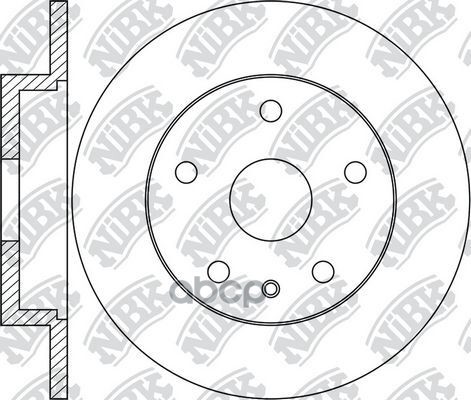 Диск тормозной RN1699 NiBK арт. RN1699