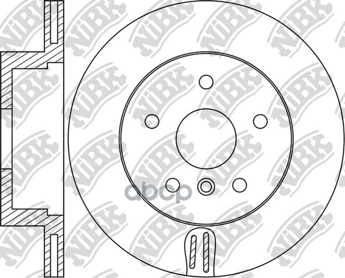 Диск тормозной задний D=345ммBMW X5(E7)/X6(E71) 3,SD/4,8L NiBK арт. RN1716