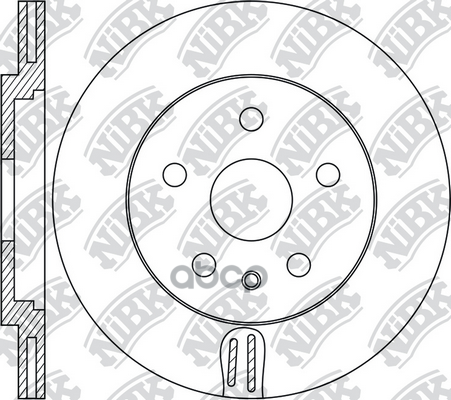Диск тормозной NiBK арт. RN1734