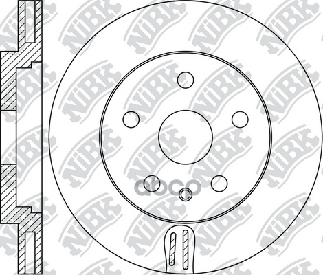 Диск тормозной AUDI A6/A7/Q5 08-  RN1741 NiBK арт. RN1741