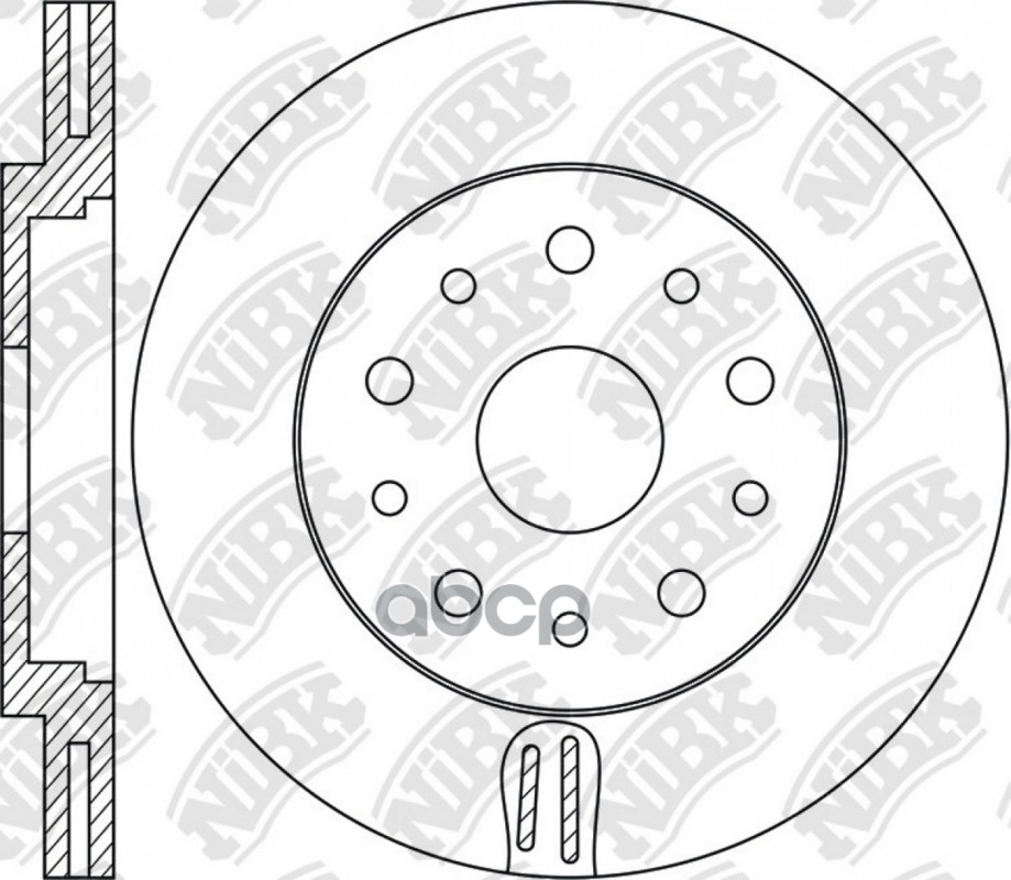 Диск тормозной NiBK арт. RN1754