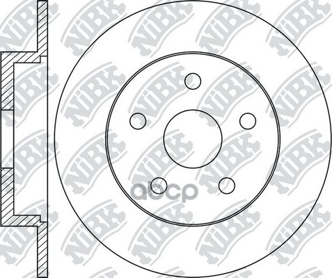 Диск тормозной NiBK арт. RN1758