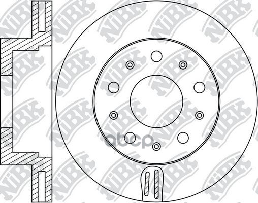 Диск тормозной CITROEN JUMPER/FIAT DUCATO/PEUGEOT BOXER 06- RN1847 NiBK арт. RN1847