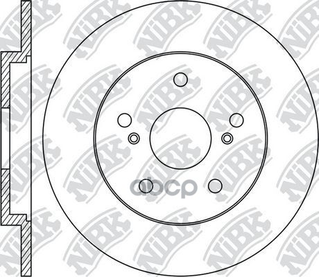 Диск тормозной передний NiBK арт. RN1949