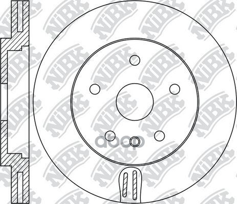 Диск тормозной передний NiBK арт. RN1952